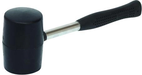 Gumené kladivo 1040 g s kovovou rukoväťou, priemer 90 mm