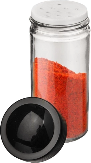 Priehľadné sklenené koreničky so sítkom