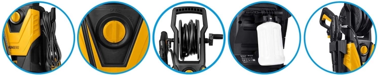 Integrovaný navijak hadice a plná výbava