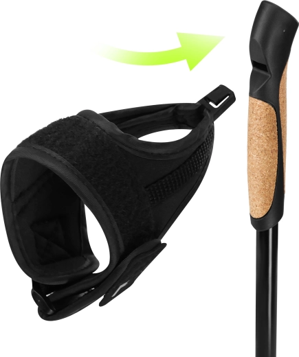 Ergonomické korkové rukoväte s pútkom na zápästí