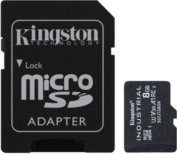 Priemyselná pamäťová karta microsd 8 gb uhsi cl10 bez adaptéra