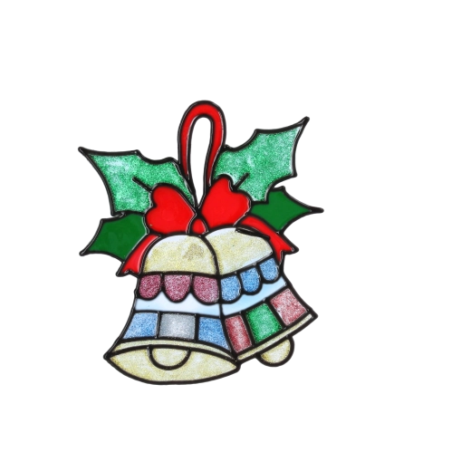 Klasické vianočné zvončeky s mašľou