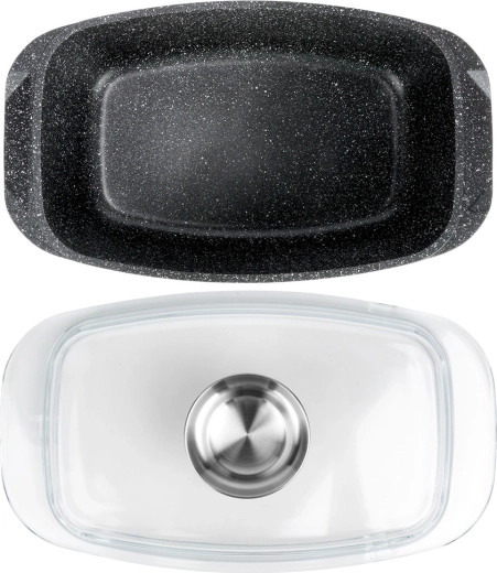 Nepriľnavý granitový povrch na varenie s minimom tuku