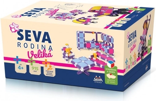Seva Rodina veľká stavebnica 915 dielikov