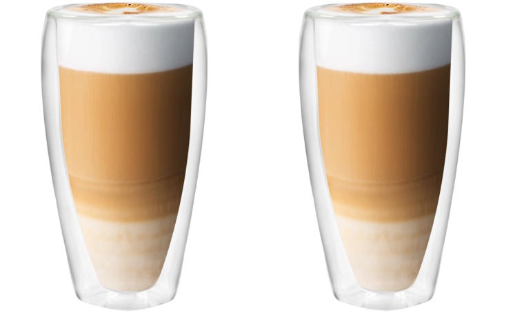 Termické poháre s dvojitou stenou 430 ml – sada 2 ks