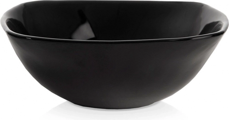 Sklenená miska LUNA 190 ml čierna 11,5 cm