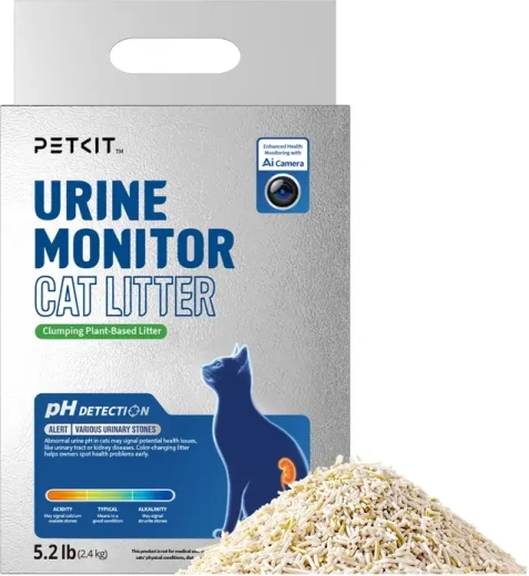Petkit urine monitor – hrudkujúce rastlinné stelivo s indikáciou pH – 1 kus