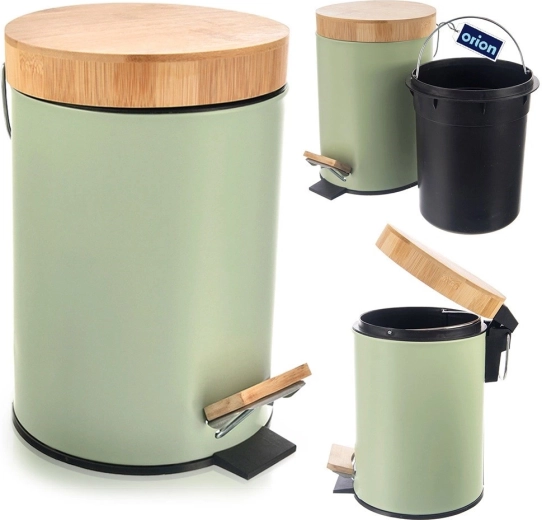 Štýlový kov a prírodný bambus