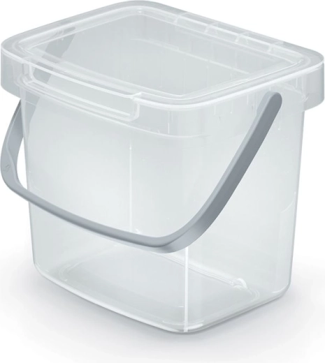 Odpadkový kôš 3 l priehľadný SYSTEMA Q COLLECT
