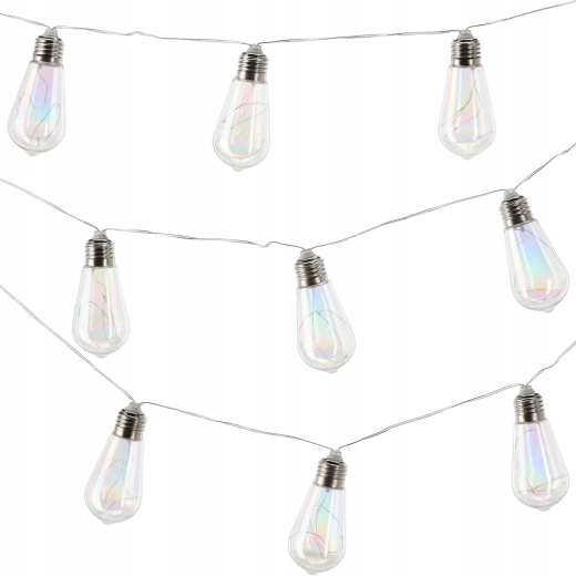 Jasné studené biele svetlo 10 LED