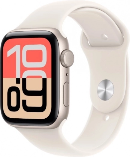 Apple Watch SE 3 GPS + Cellular 40 mm hliník v farbe moonlight so športovým remienkom S/M