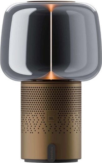 Kooduu Serena Play prenosná LED lampa s Bluetooth reproduktorom, hnedá