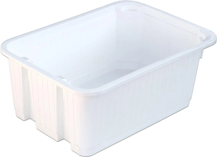 Skladací plastový košík 30 × 21 × 12 cm – mix farieb