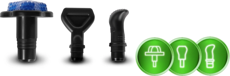 Deväť nadstavcov na cielenú masáž