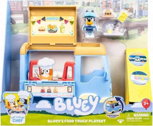 Sada figúrok bluey food truck