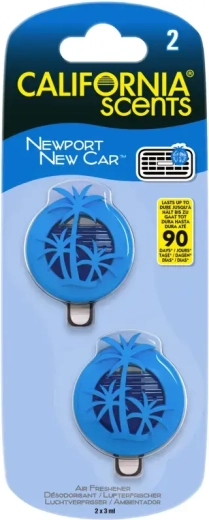 California Scents mini difuzér do ventilácie Newport new car