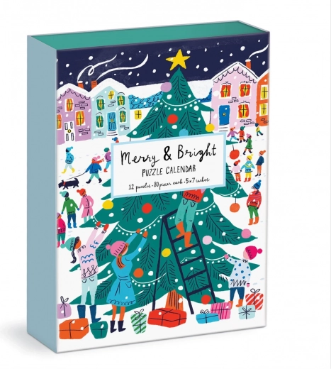 Adventný kalendár Merry & Bright Puzzle