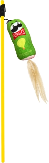 Pringles zelená hračka pre mačky
