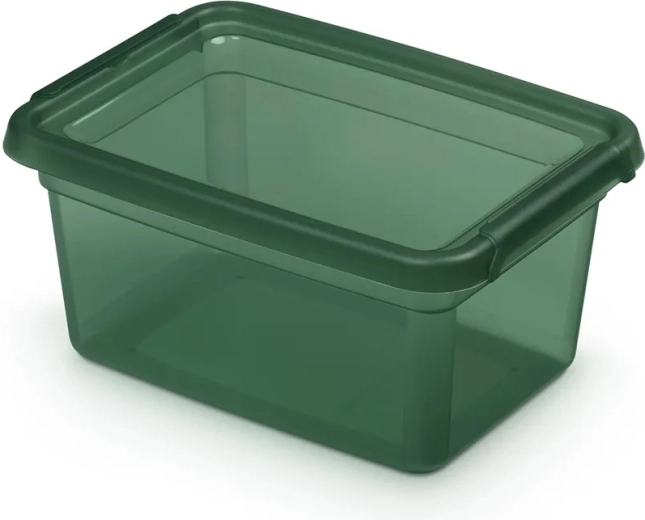 Basestore PINE úložná dóza s vekom a klipsami 1,5 l