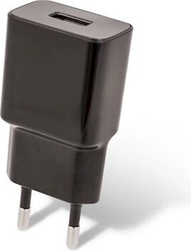 Maxlife sieťová nabíjačka s USB 2,1 A a micro USB káblom čierna