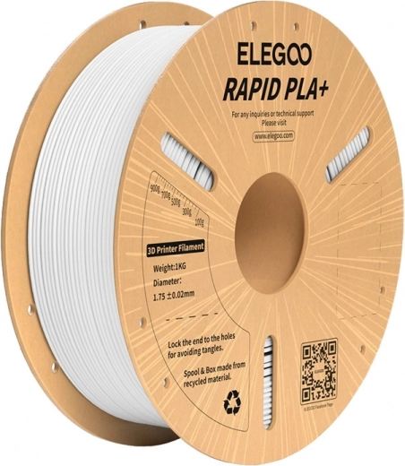 Filament ELEGOO na rýchlu tlač PLA+ biela