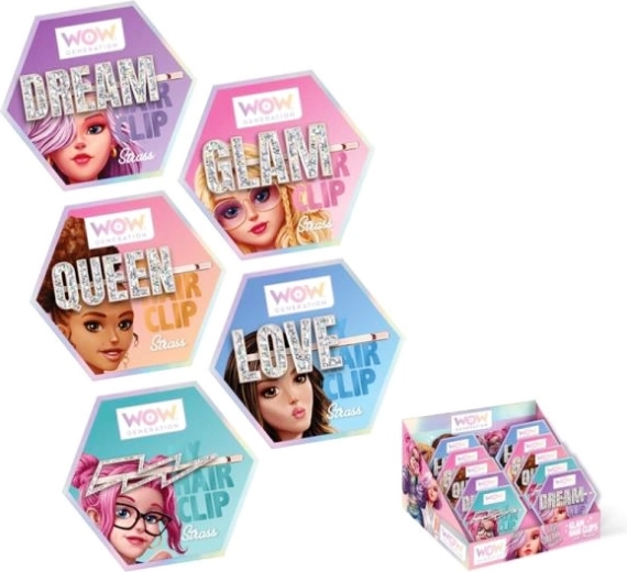 Spona do vlasov WoW Generation LOVE s perličkami