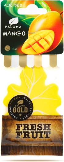Závesný osviežovač vzduchu do auta Paloma Gold Fresh Fruit Mango