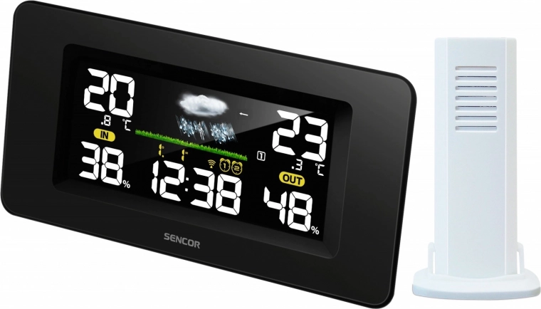 Meteostanica SWS 5270 s farebným LCD displejom