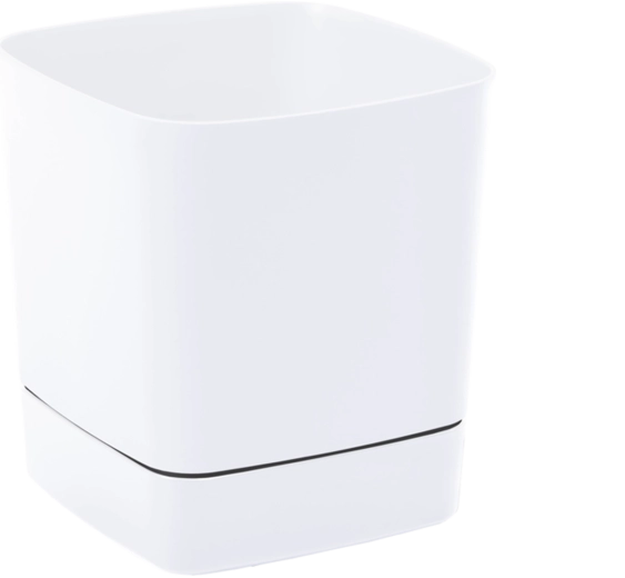 Kvetináč s miskou Clima 300 × 300 mm biely
