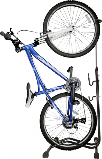 Úsporné vertikálne uloženie bicykla