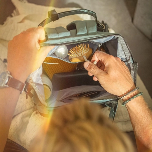 Inteligentná organizácia s termovreckami a vreckom na mokré veci