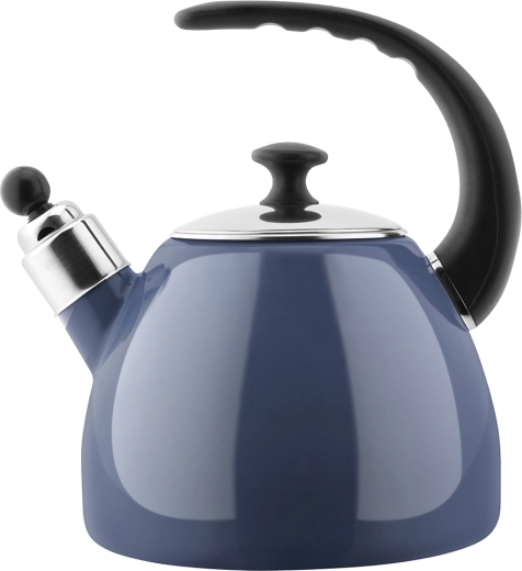 Balbina smaltovaný čajník kužeľový 2,5 l modrý