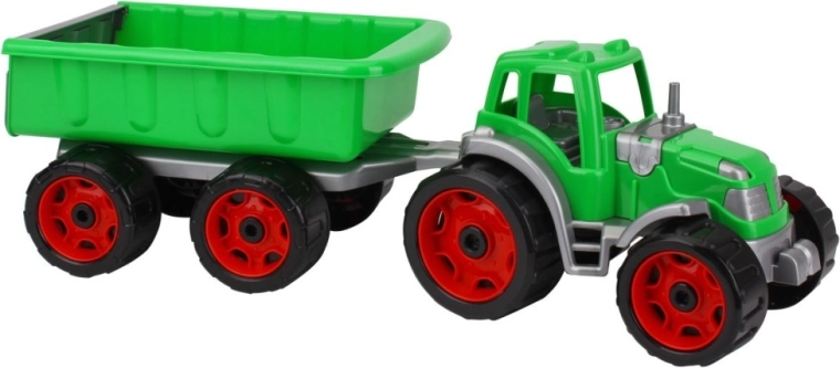 Plastový traktor s prívesom