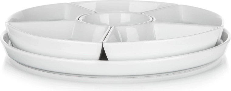 Elegantný biely porcelán