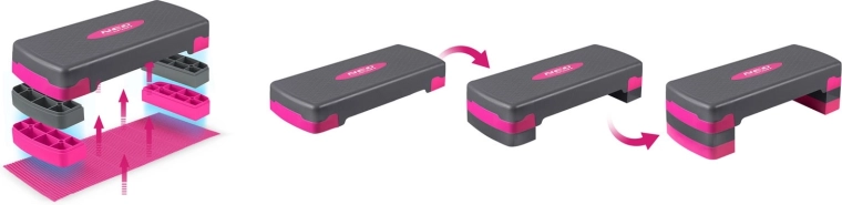 Nastaviteľná výška v 3 stupňoch