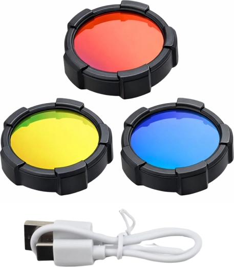 Výmenné farebné filtre pre špeciálne podmienky