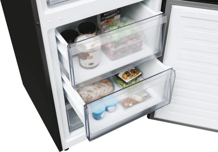 Priehľadné mraziace zásuvky