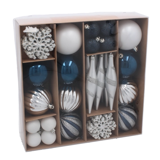 Harmonická paleta námorníckej modrej a striebra