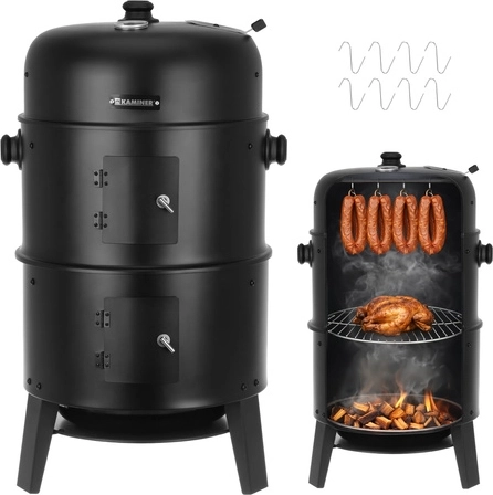 3v1: grilovanie, údenie aj ohnisko v jednom