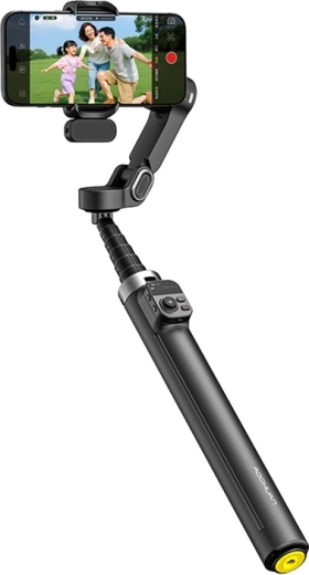 AOCHUAN V3 3-osový stabilizátor (gimbal) na telefón s AI sledovaním tváre, čierny