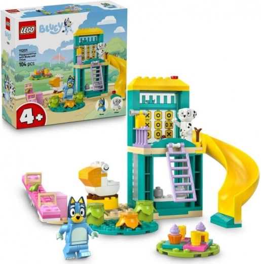 Bluey: bluey a Flíček na ihrisku stavebnica pre deti 4+