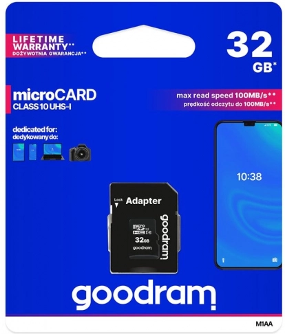 Pamäťová karta Goodram microSD 32GB