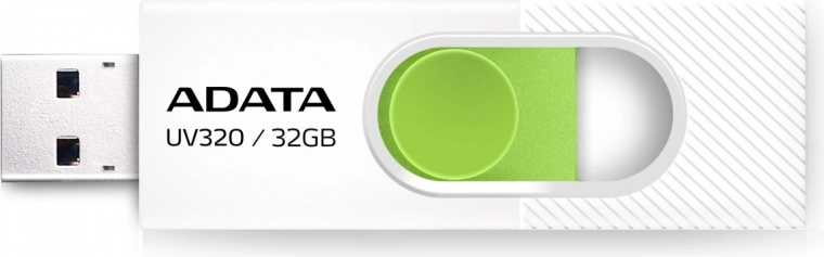 Flash Disk ADATA UV320 32GB USB3.2 Biela-Zelená