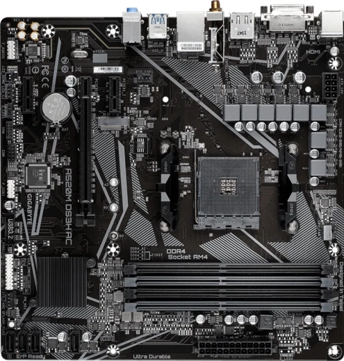 Základná doska GIGABYTE A520M DS3H AC (AM4, mATX)