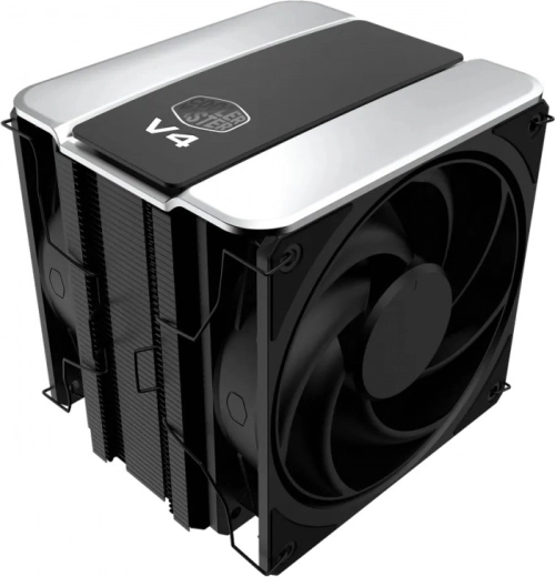 Chladič cpu cooler master v4 alpha 3dhp black