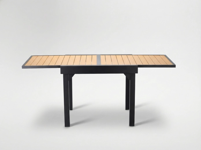 Rozkladací hliníkový záhradný stôl Alex 90–180 × 90 × 75,5 cm