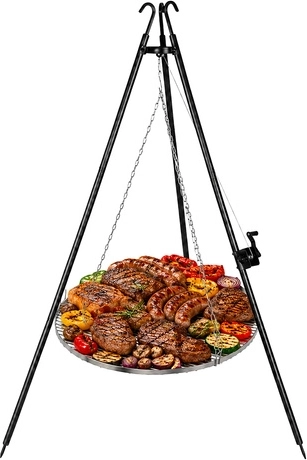 Veľký rošt 70 cm na grilovanie pre viac ľudí