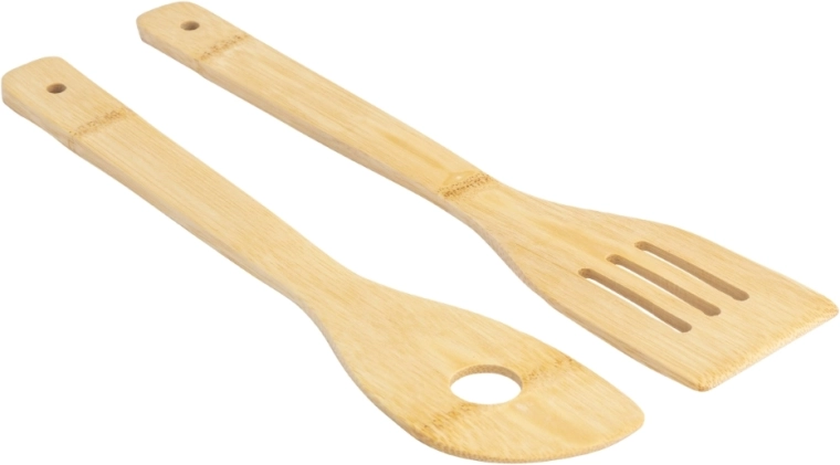 2× bambusové servírovacie príbory v balení