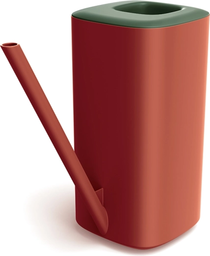 Krhlička na polievanie Tubi 1,6 l retro červená/tmavozelená