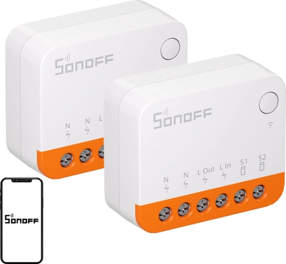 Sonoff MINIR4 Extreme inteligentný Wi‑Fi spínač (2 ks)